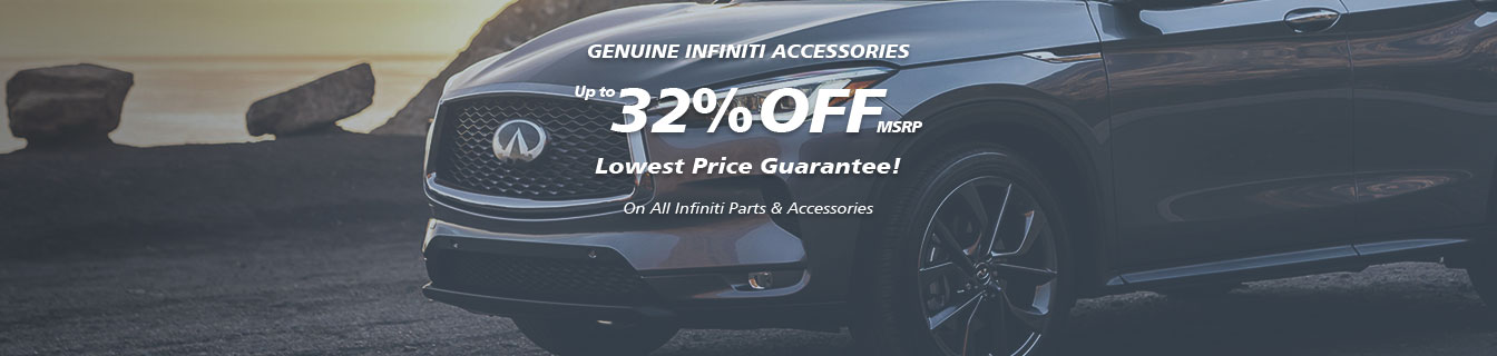 Genuine Infiniti accessories, Guaranteed low prices